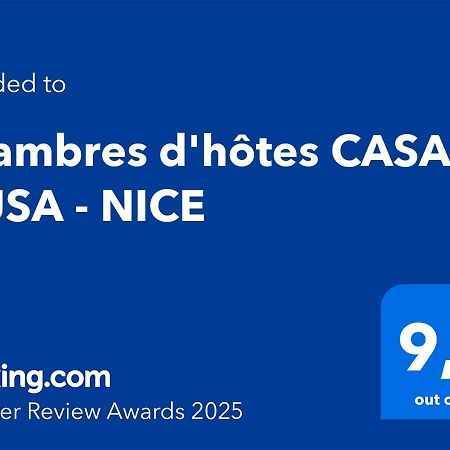 Chambres D'Hotes Casa Musa - นีซ ภายนอก รูปภาพ