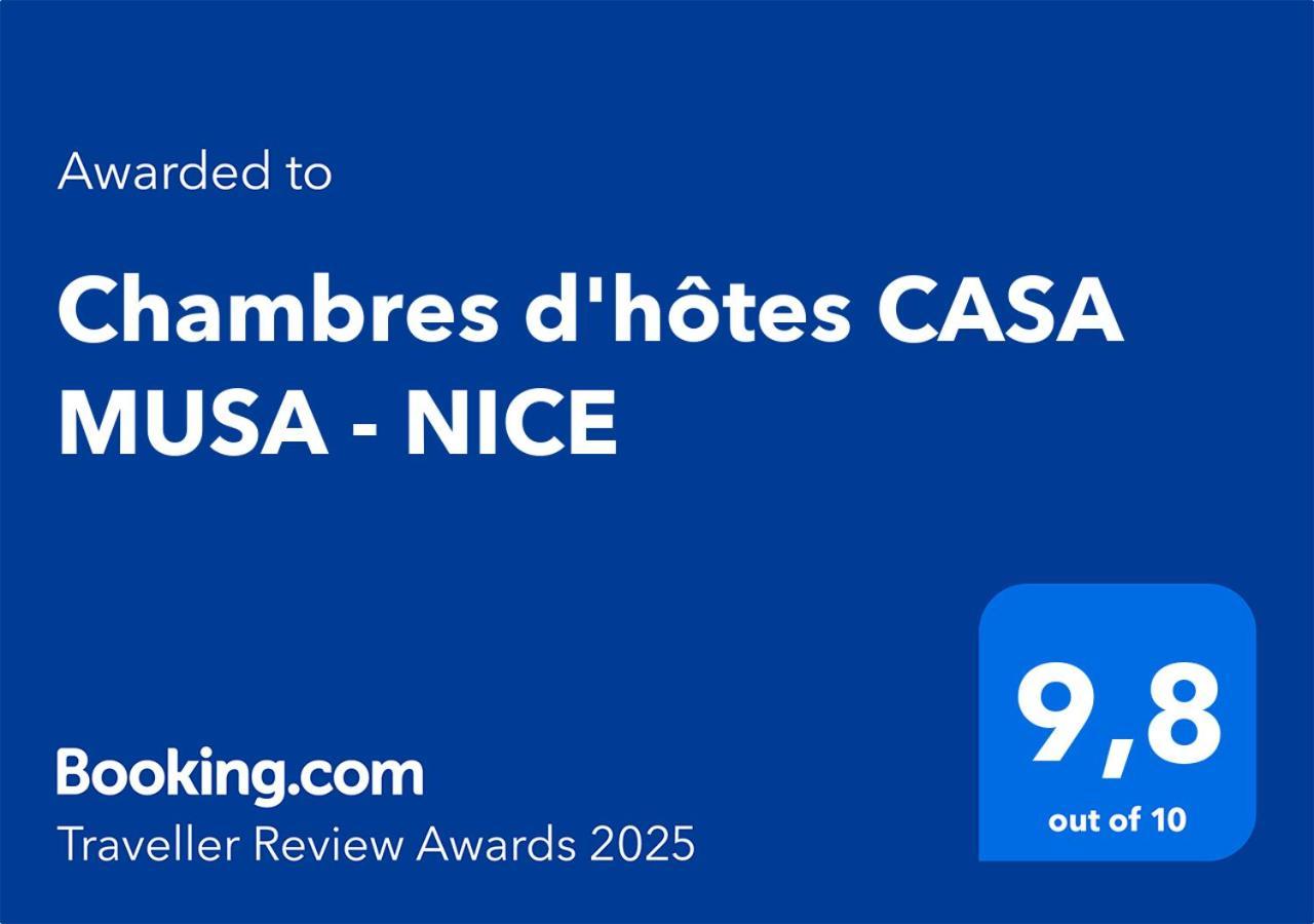 Chambres D'Hotes Casa Musa - นีซ ภายนอก รูปภาพ